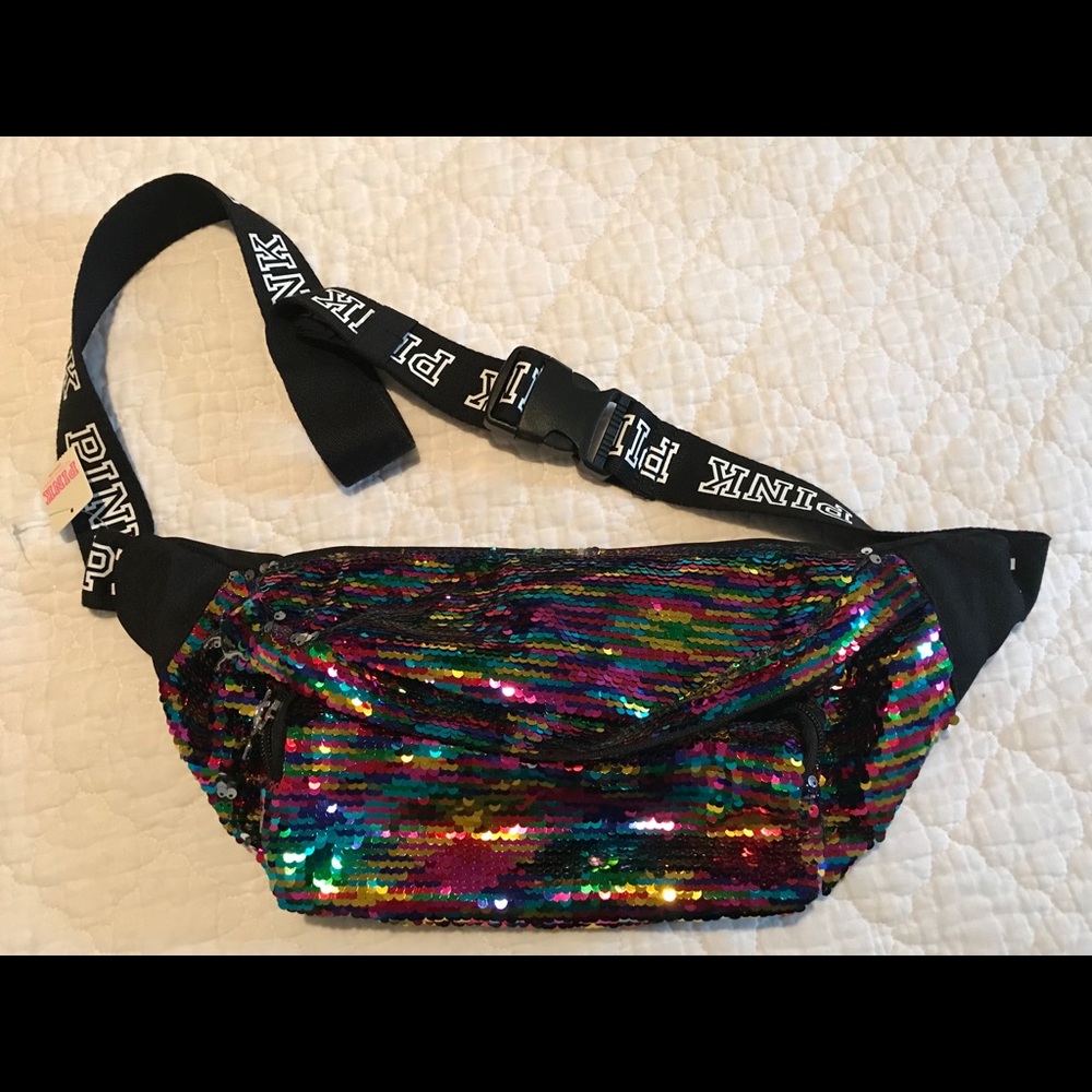 PINK by Victoria Secret sequins Fanny Pack